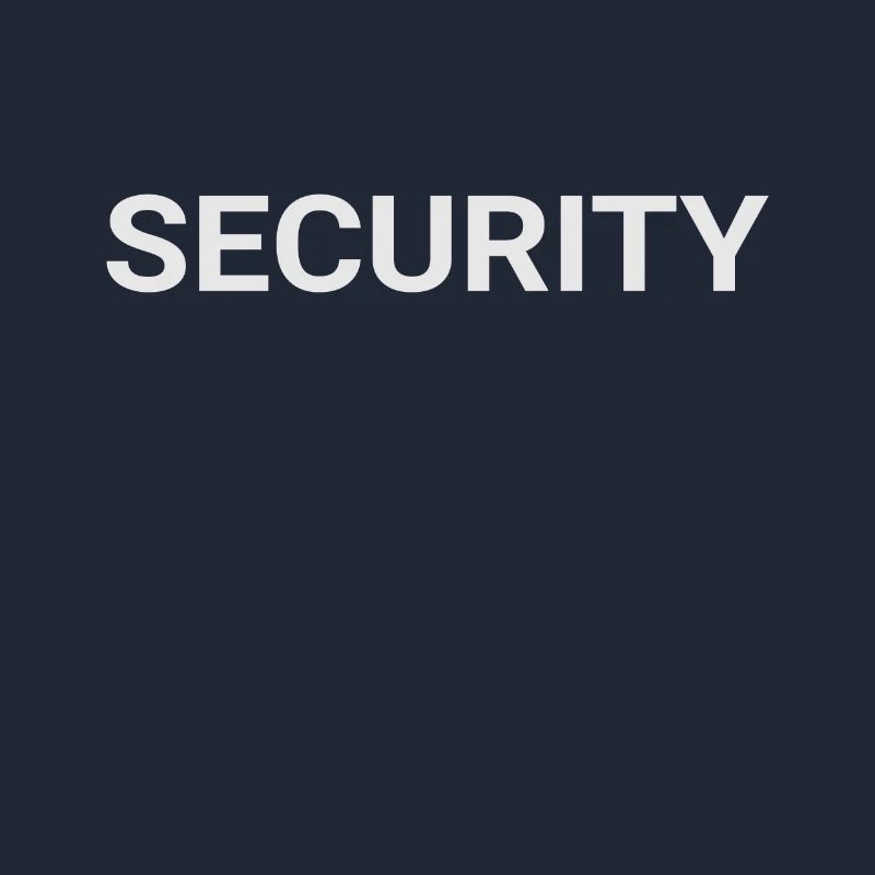 Security - back, back, back labeled
