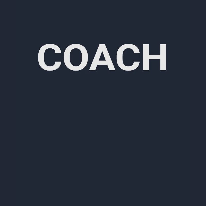 Coach - back, back, back labeled