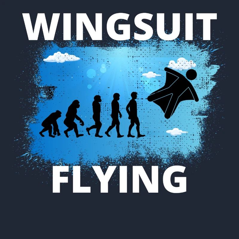 Wingsuit volant Base Jumping Skydiving Evolution