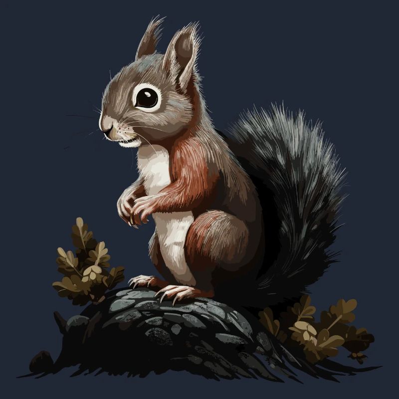 Eichhörnchen Wald Baumhörnchen Hörnchen