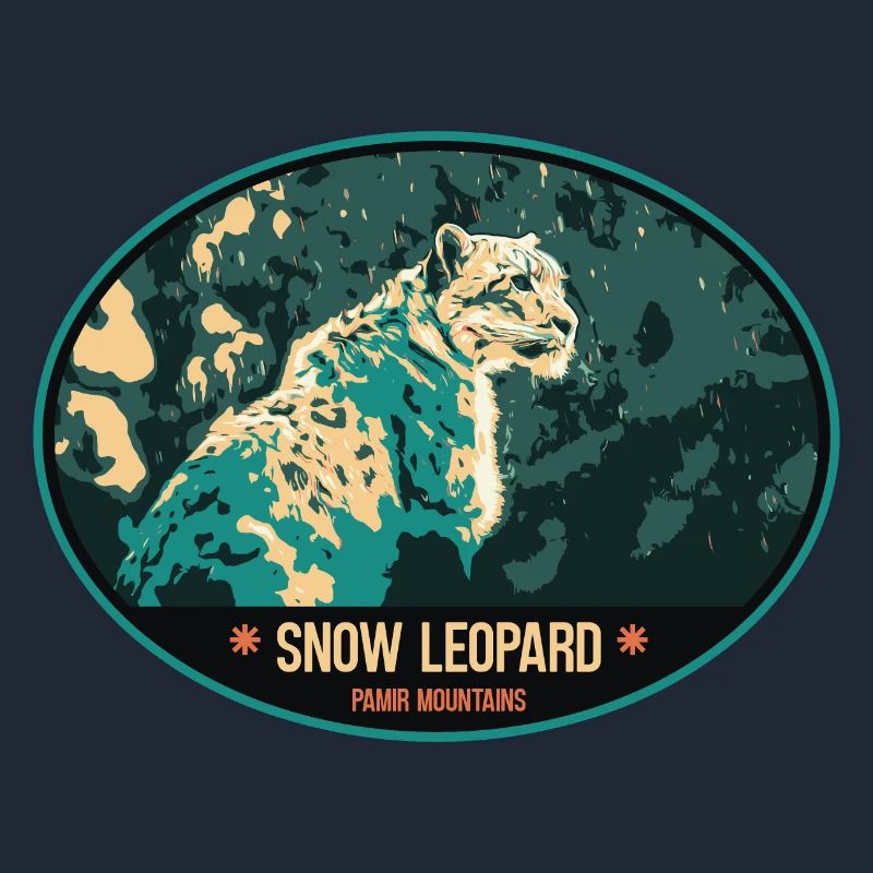 Snow Leopard illustration patch