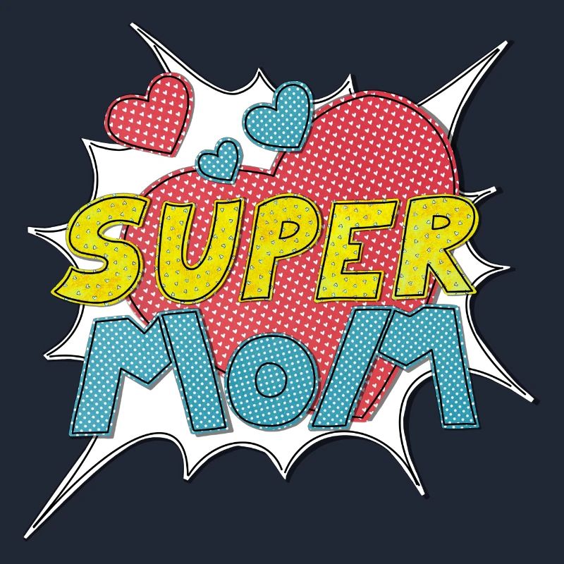 Muttertag supermom Super Mom beste Mutter Comic