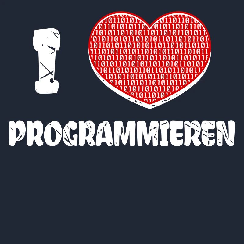 Developer Herz Programmierer Statement Informatik