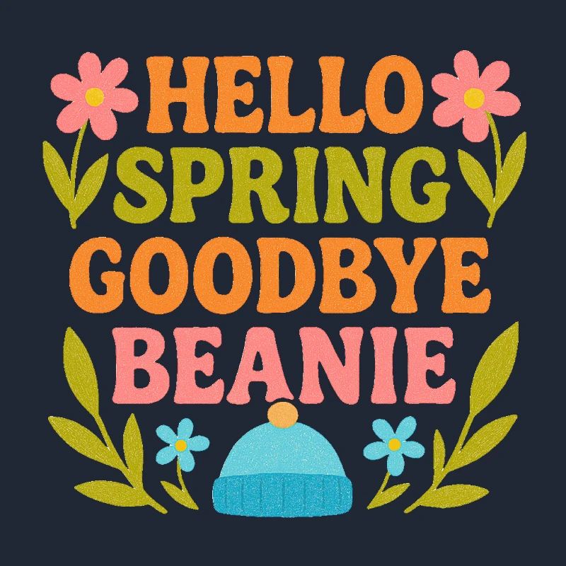 Hello Spring Goodbye Cap
