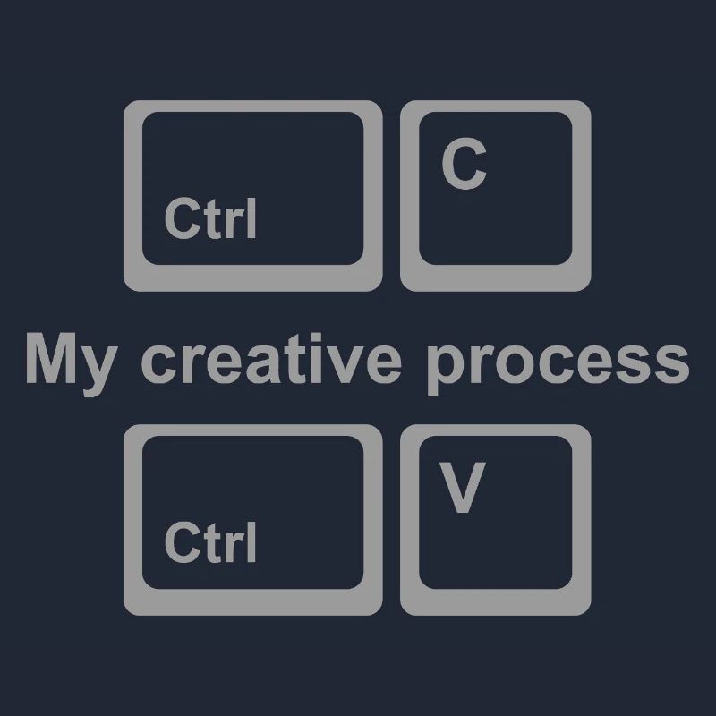 Copy Paste Shirt – Funny Coder & Designer Tee