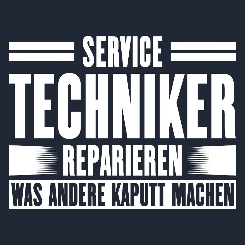 Service Technician Support Solution Slogan Service