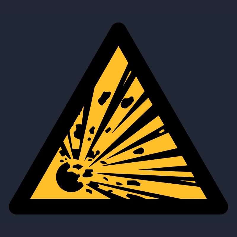 Symbole de danger - Explosifs (2 couleurs)