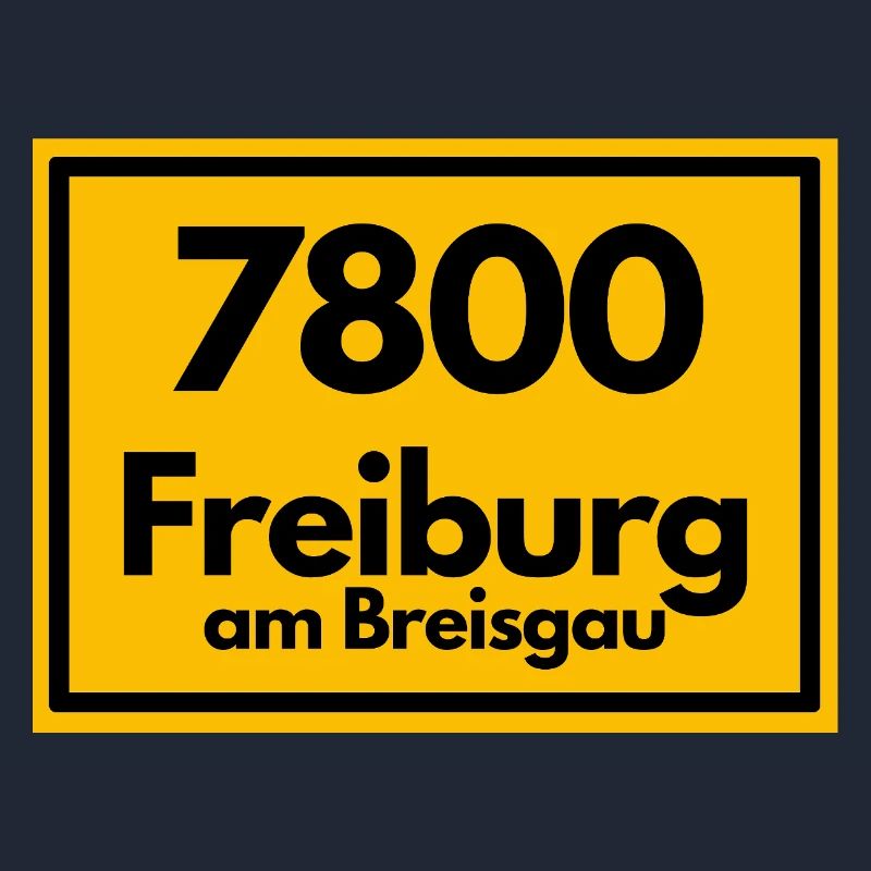 OLD POSTCODE POSTCODE RETRO 7800 FREIBURG BREISGAU