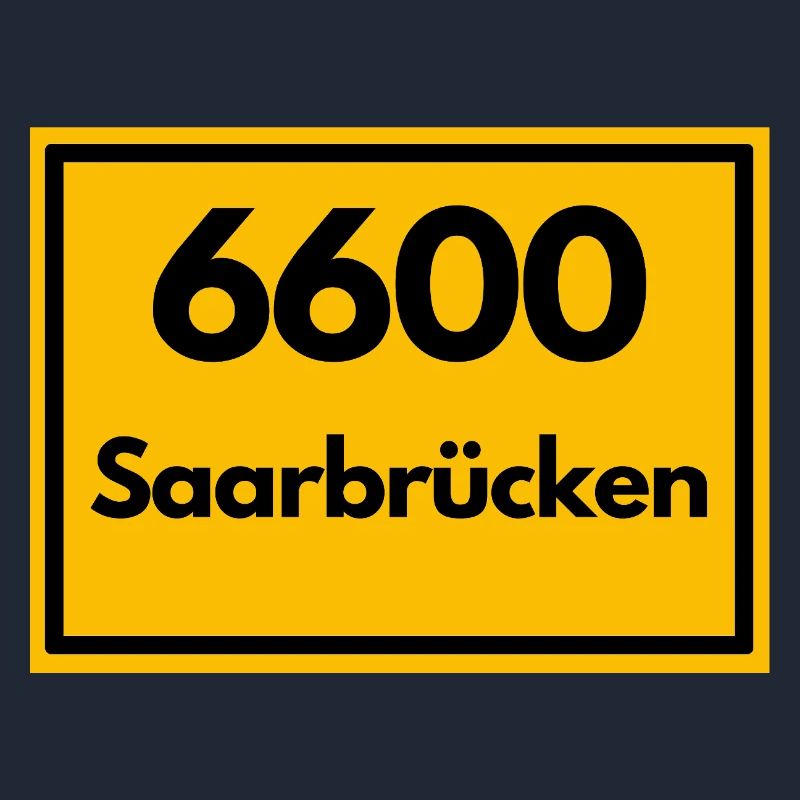 OLD POSTCODE POSTCODE RETRO 6600 SAARBRÜCKEN SAAR