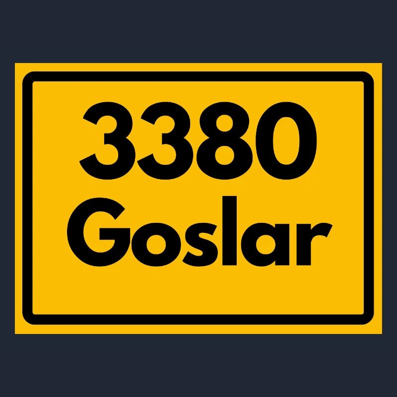 OLD POSTCODE ZIP CODE RETRO 3380 GOSLAR KAISERPFAL