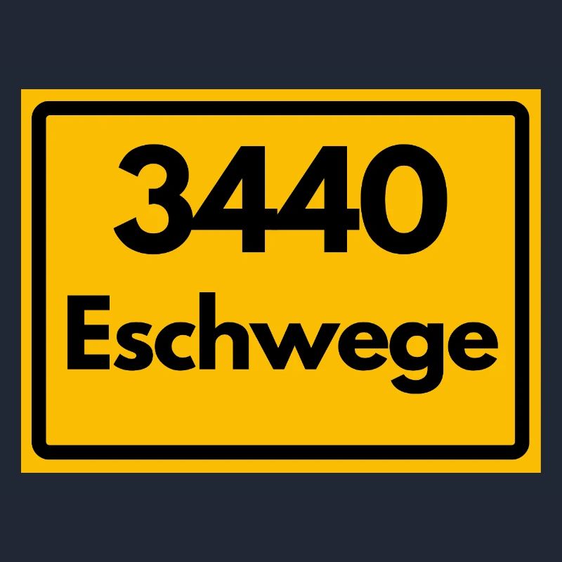 OLD POSTCODE ZIP CODE RETRO 3440 ESCHWEGE