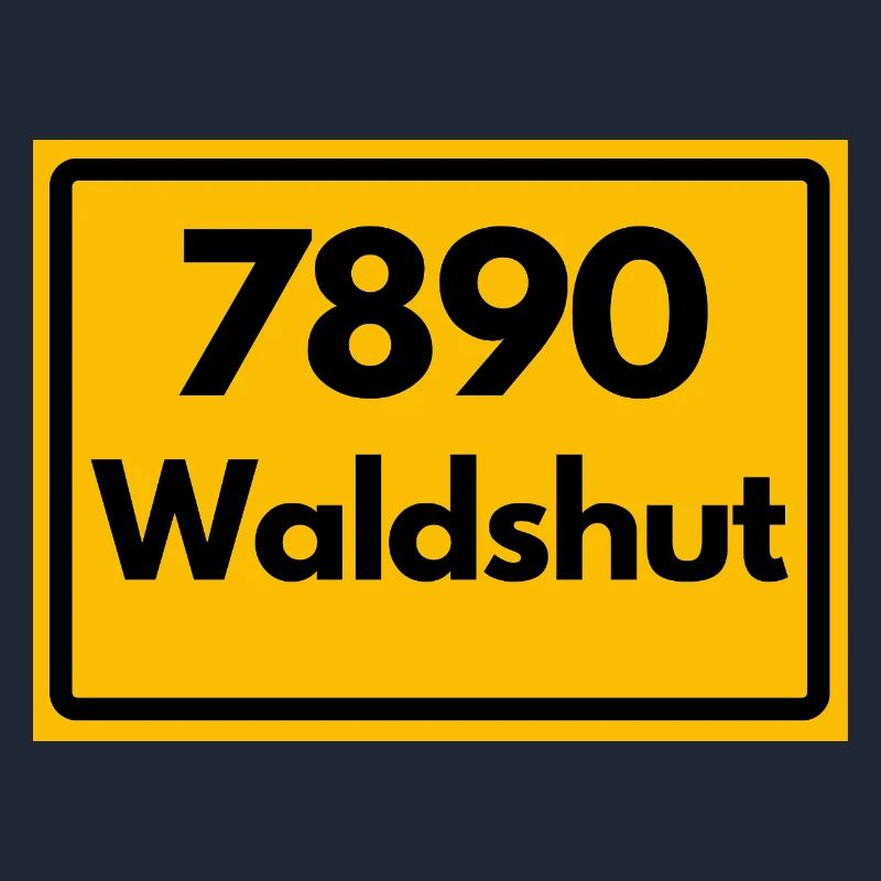 OLD POSTCODE POSTCODE RETRO 7890 WALDSHUT HEIMAT