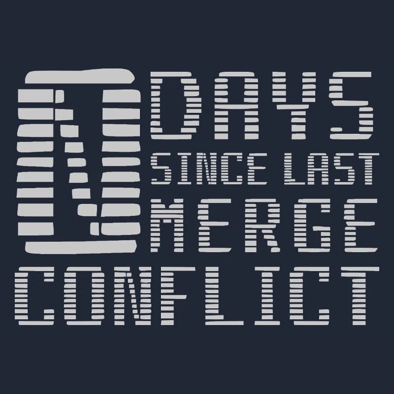 Merge Conflict Software Developer Developer geek