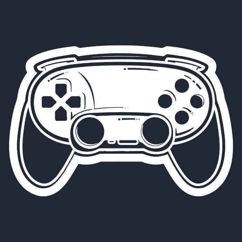 Video Game Controller Drawing