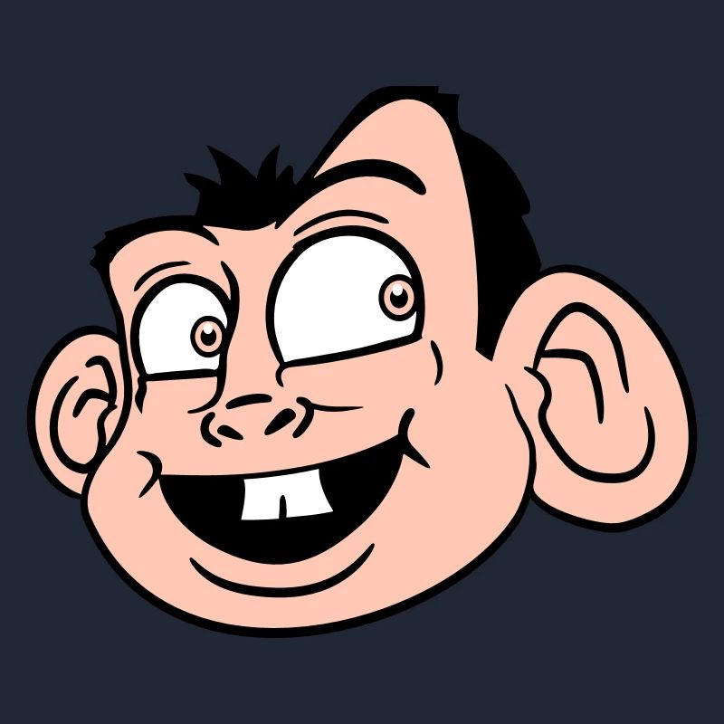 Monkey Face Cute Cute Head Laughs Happy