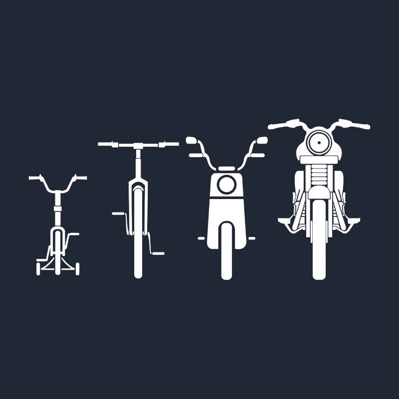 Motorrad Evolution - Geschenk