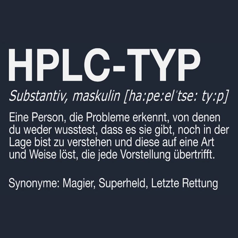 High Performance Liquid Chromatography HPLC Typ