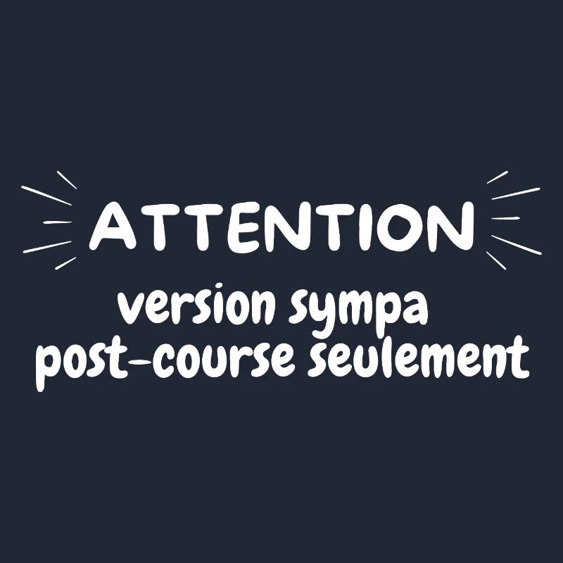 ATTENTION version sympa post course seulement, run