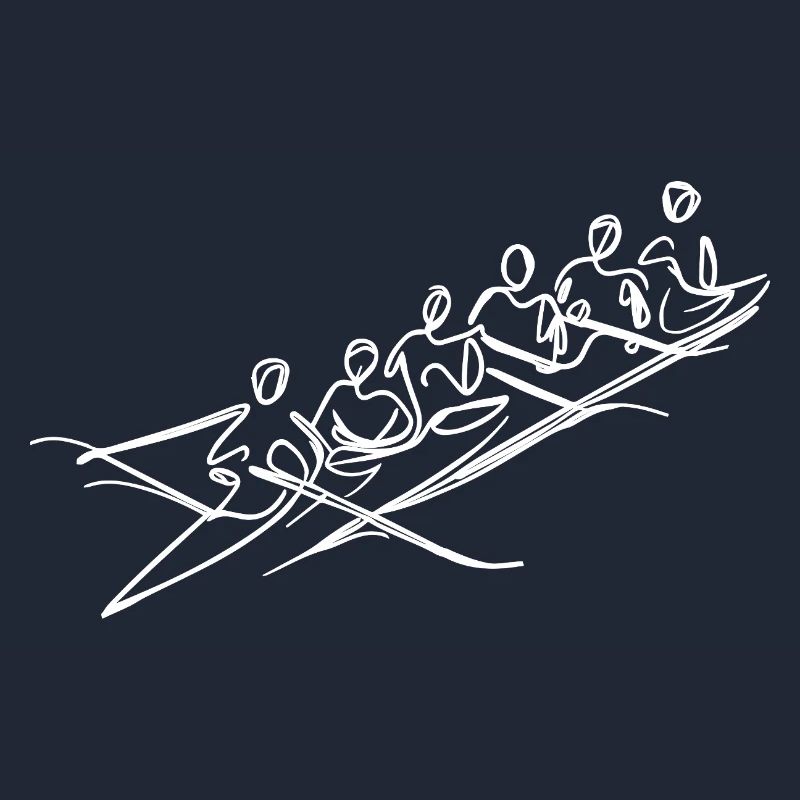 Esquisse de l’équipe d’aviron