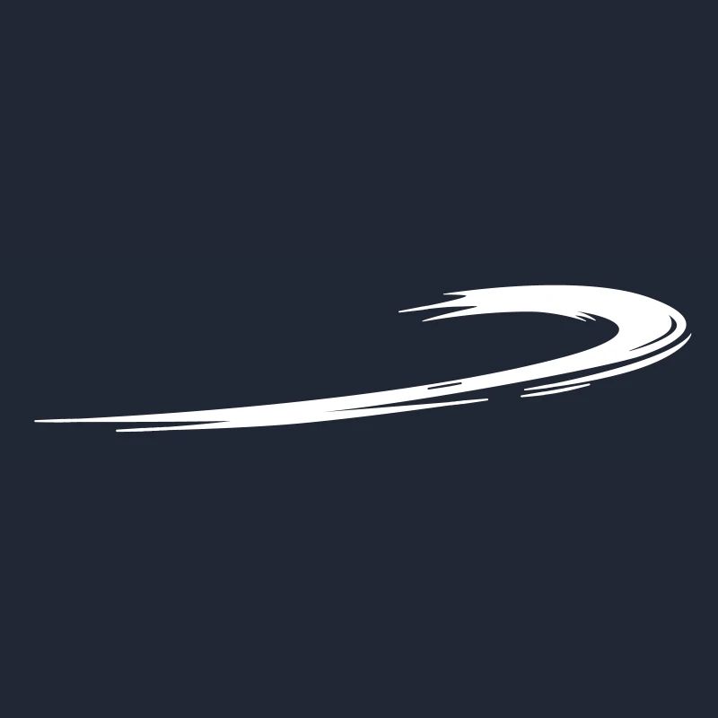 queue incurvée | Graphique-vectoriel