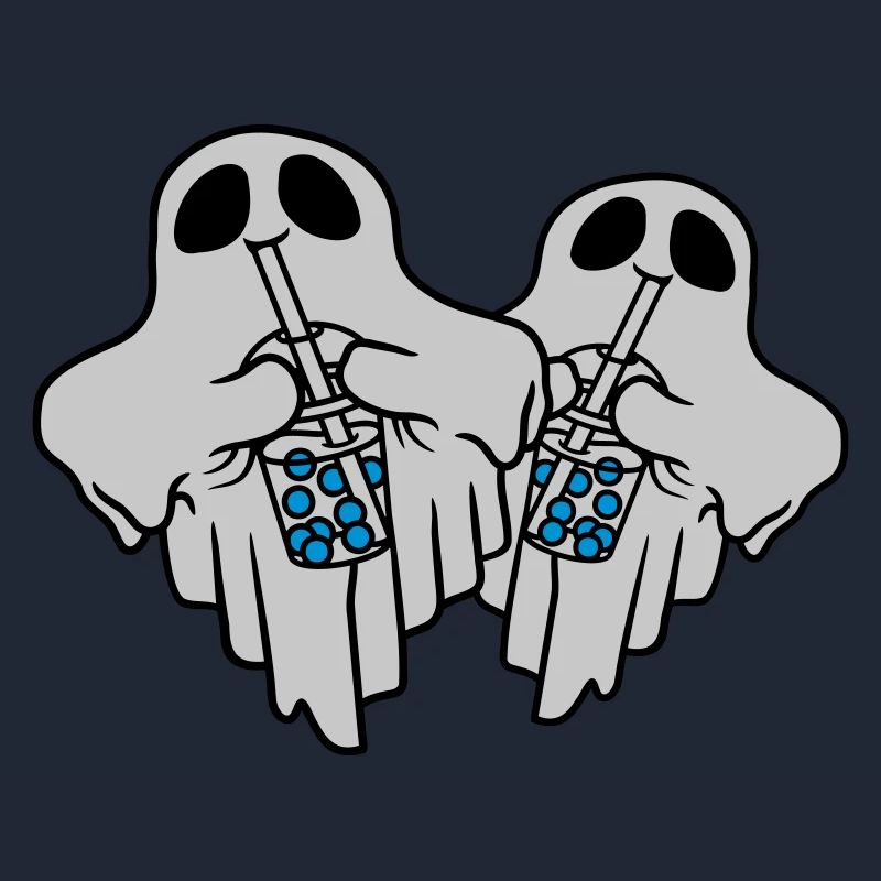 2 Bubble Tea Ghosts
