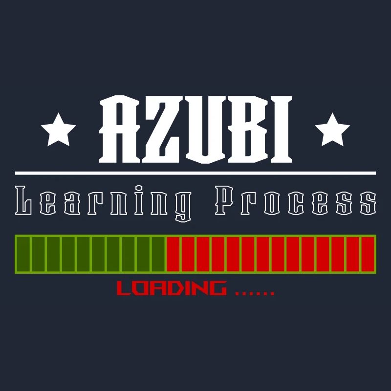 AZUBI learning process loading tshirt