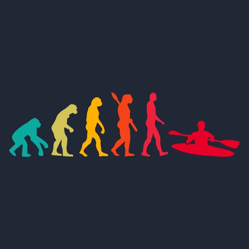 Evolution Graphic Kayaking Canoe Rowing Rower Padd
