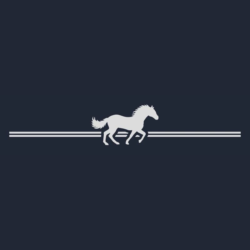 Line Stripe Racing Horse