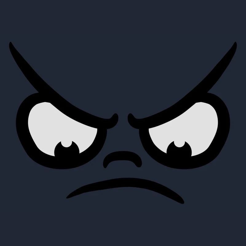 Angry Comic Face