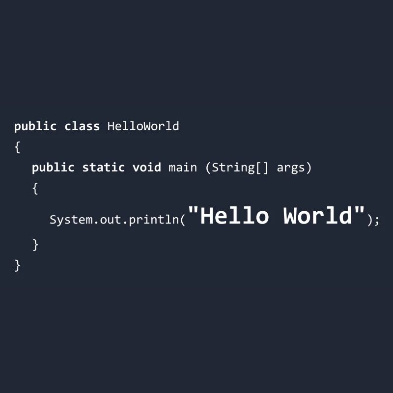 JAVA Hello Monde