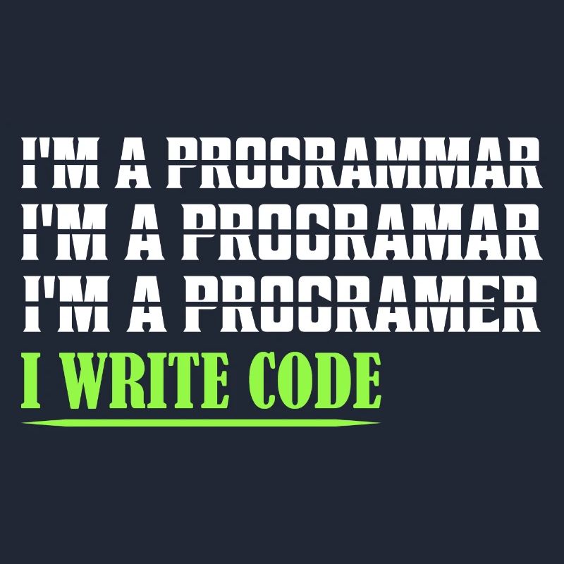 Je suis un programmar ........ J’écris du code logiciel de codage