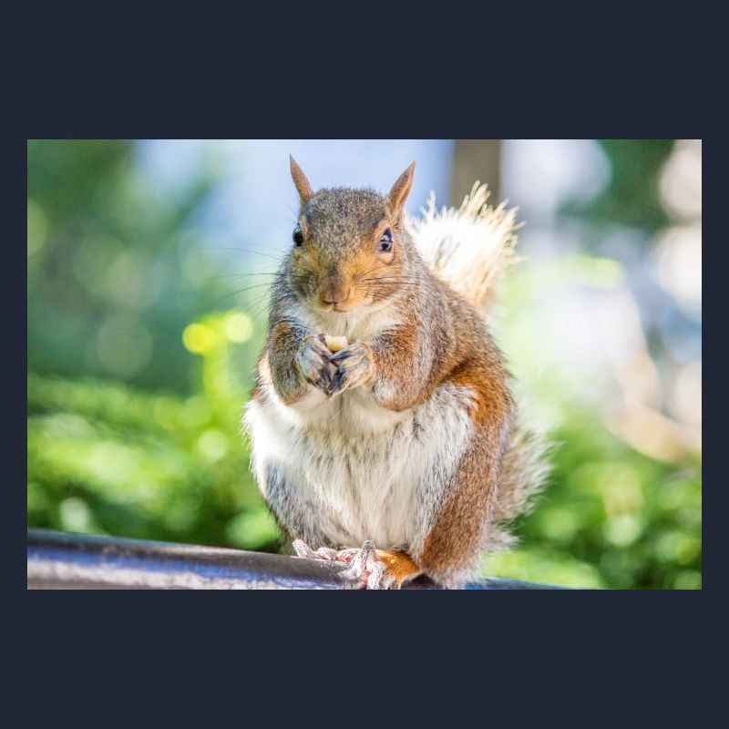 Essen Grauhörnchen Grauhörnchen Sciurus carolin