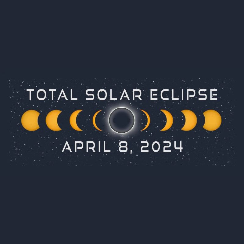 2024 Solar Eclipse Souvenir April 8