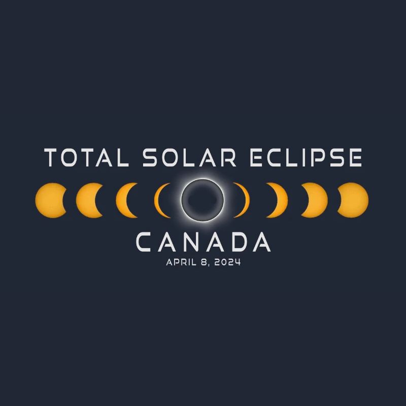 Canada Solar Eclipse 2024 April 8 Souvenir