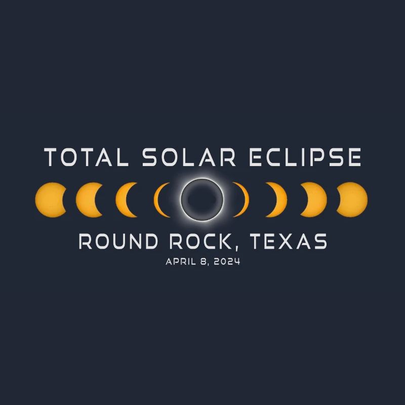 Round Rock Texas Solar Eclipse 2024 April 8