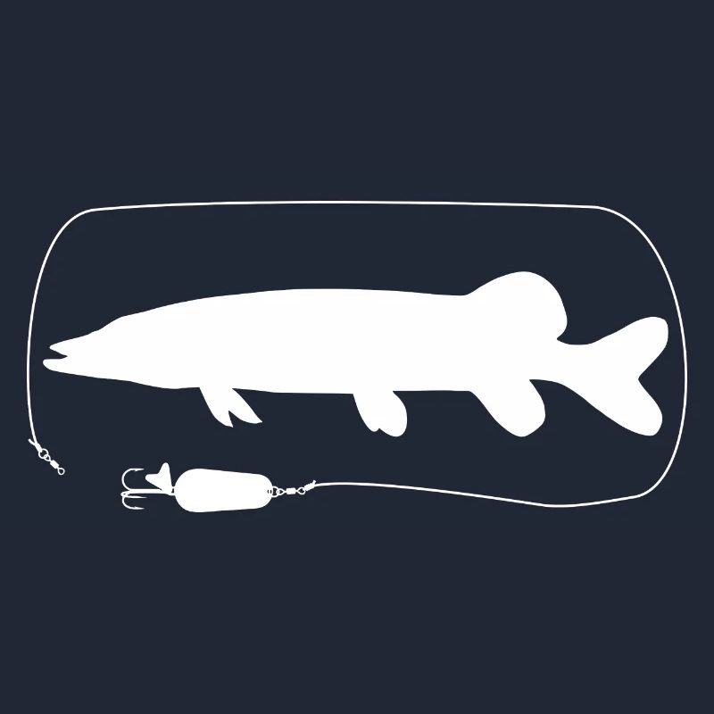 Pike with spoon blinker