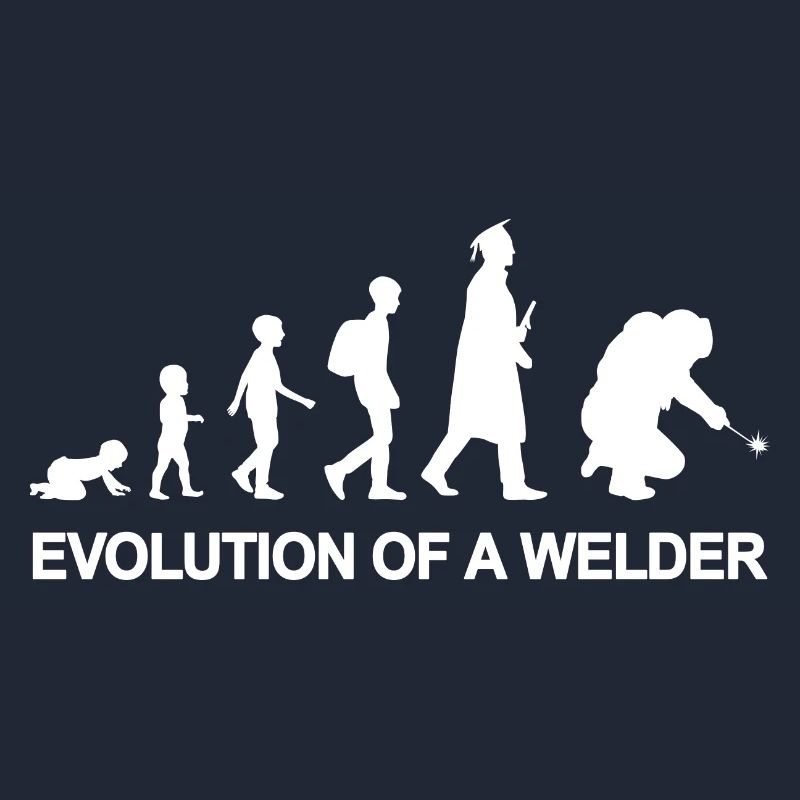 Evolution eines Schweißers