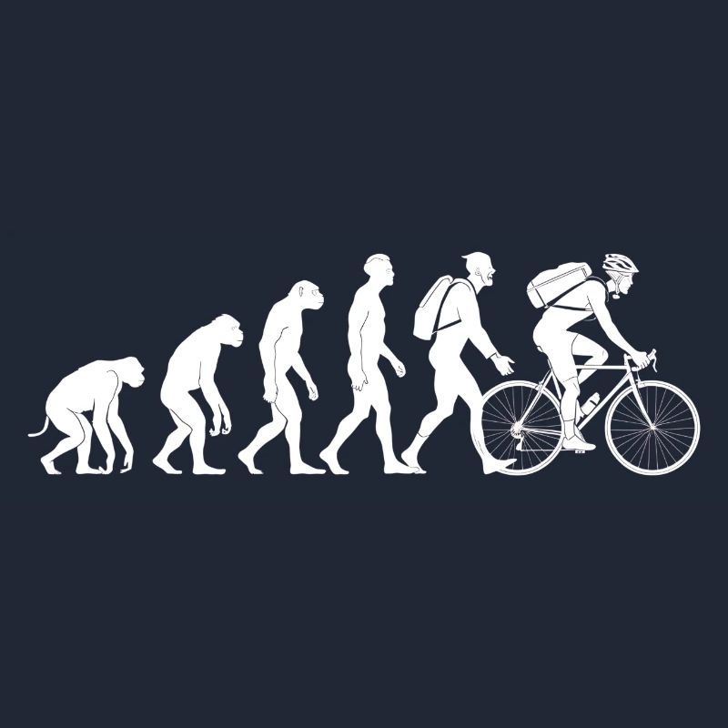 Vélo Evolution Cycliste Vélo Biker Cyclisme