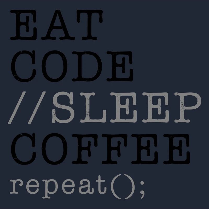 Informatik Python Programmierer essen Code Schlaf