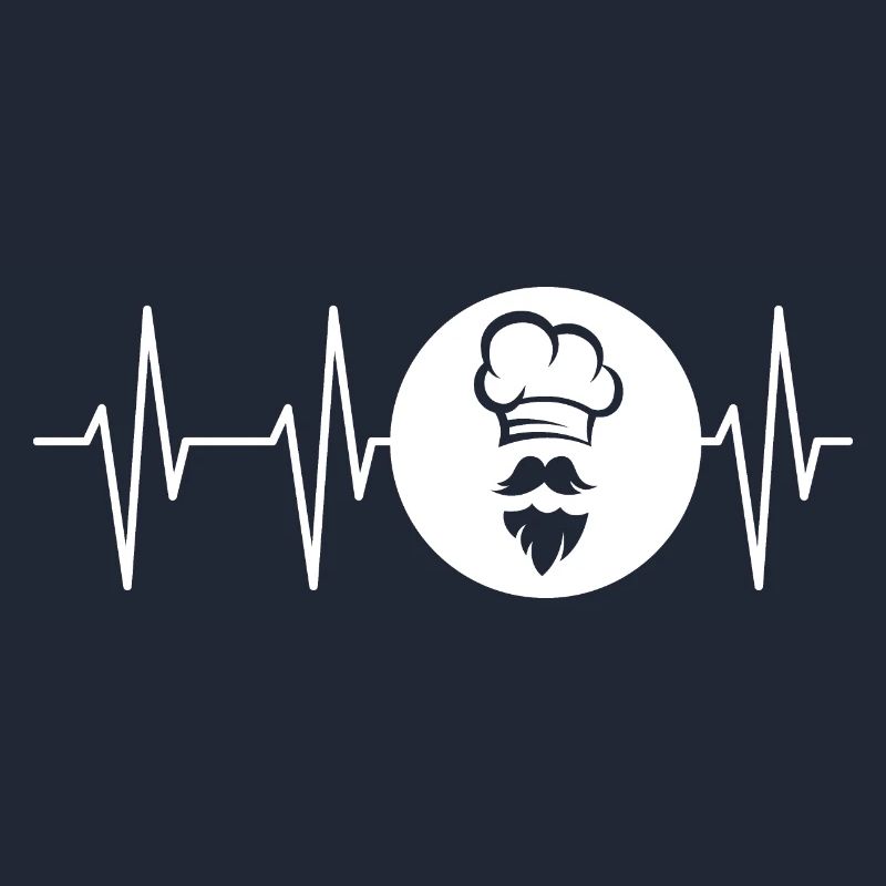 Heartbeat Bakery Baker Beard Pulse Master icon