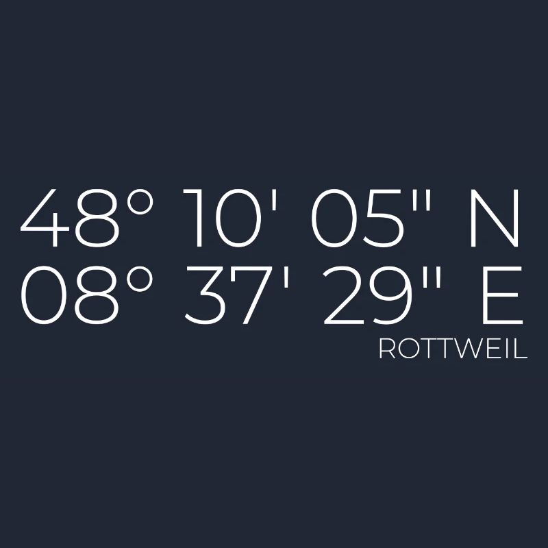 Coordinates Rottweil