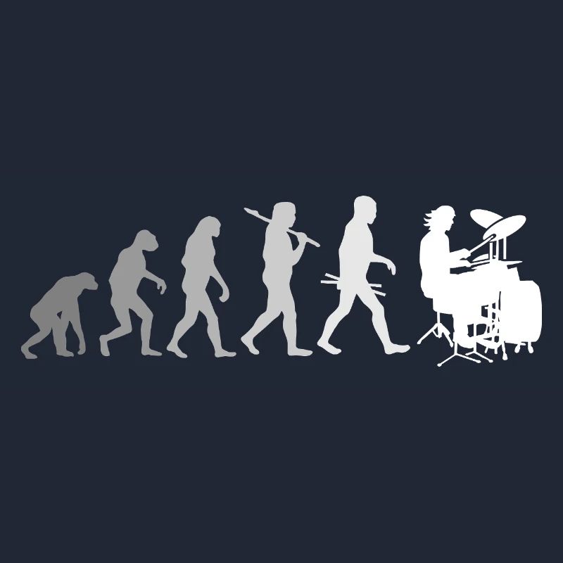 Evolution de la chemise Drums Drummer