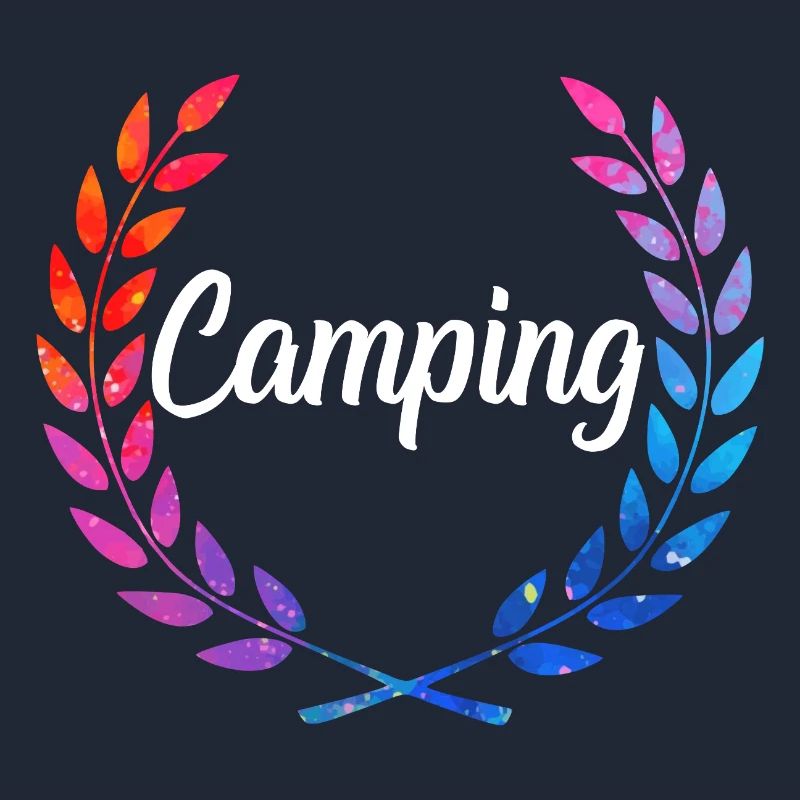 Camping Farblaurel Script