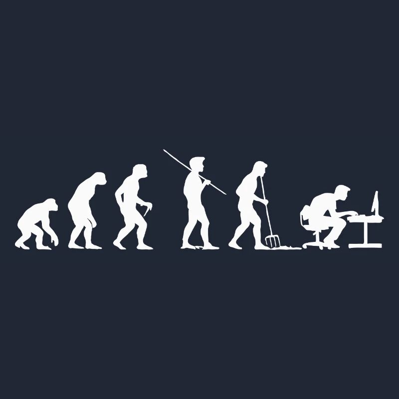 Evolution Programmierer Computerfreak