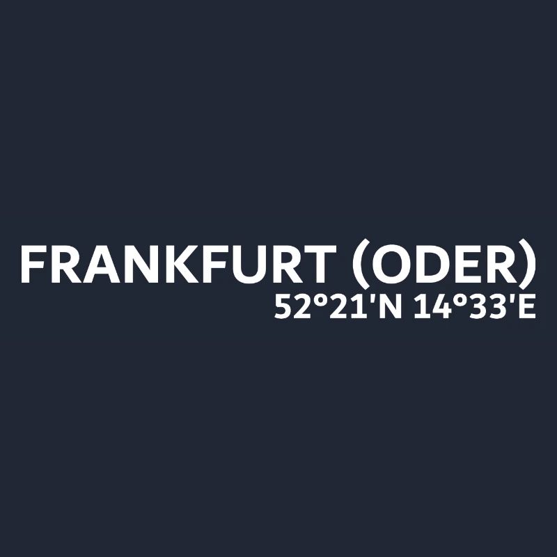 Coordonnées de Francfort (Oder)