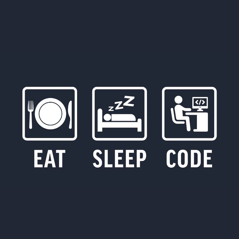 Eat sleep Code t-shirt programming