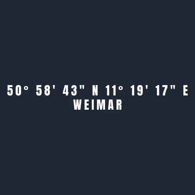 Weimar Thuringia Coordinates