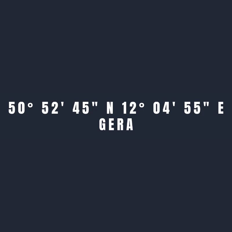 Gera, Thuringia Coordinates