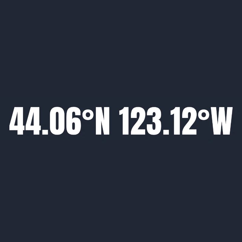 Eugene, Oregon, USA Coordinates