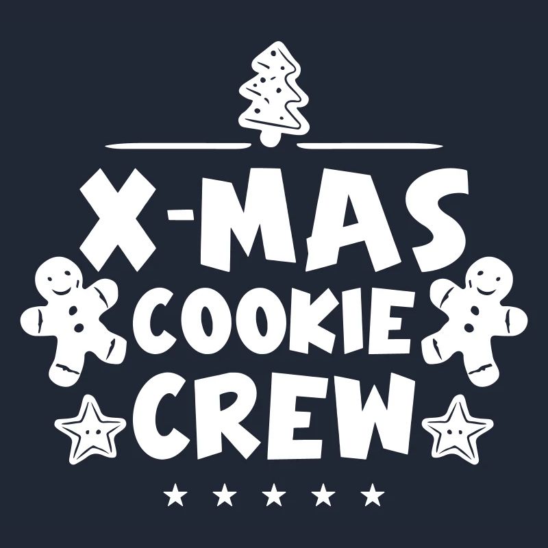 Équipe de cuisson des biscuits de Noël